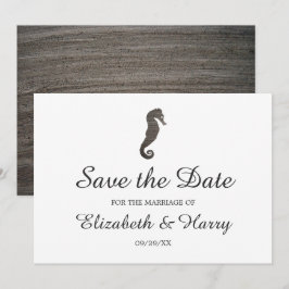 Reserva La Fecha Boda en la playa de Clay Seahorse