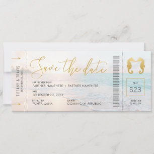 Reserva La Fecha Boda en la playa de Ticket