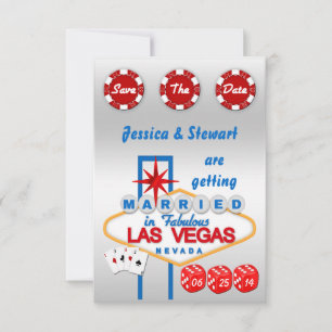 Reserva La Fecha Boda en Las Vegas Save The Date