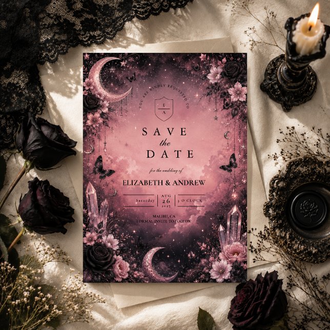 Reserva La Fecha Boda Encantada de Pink Goth (Subido por el creador)