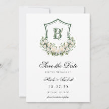 Boda Escudo de Floral Blanca