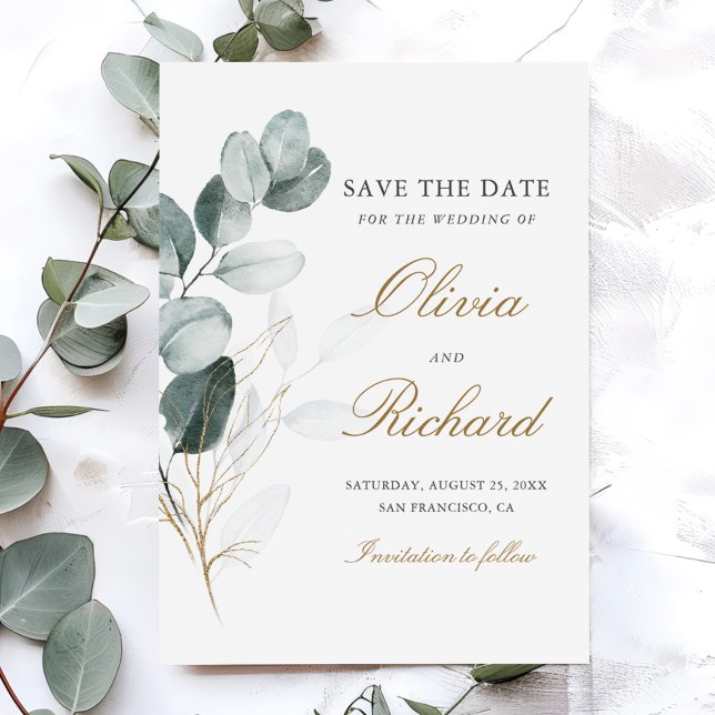 Reserva La Fecha Boda Eucalyptus (Subido por el creador)