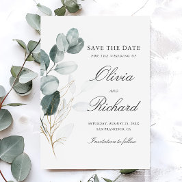 Reserva La Fecha Boda Eucalyptus