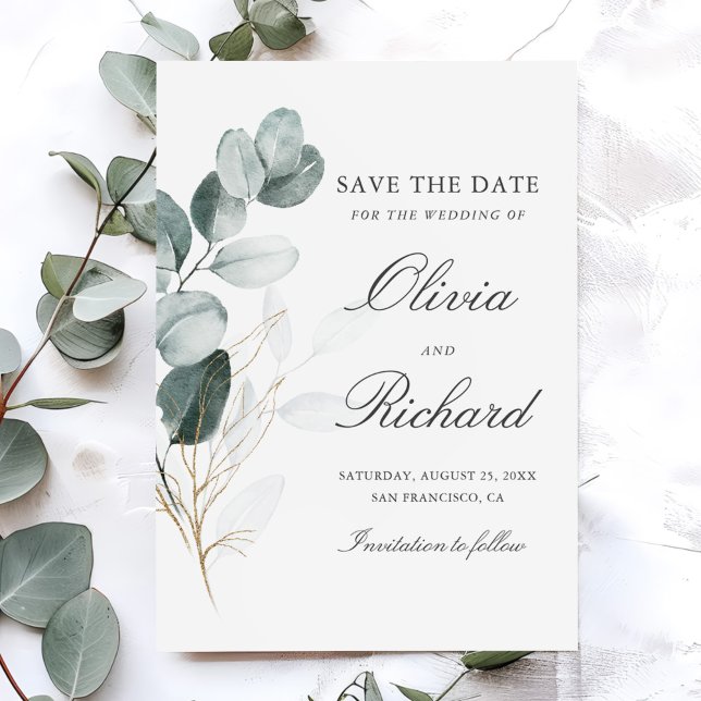 Reserva La Fecha Boda Eucalyptus (Subido por el creador)