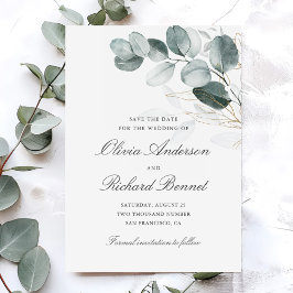 Reserva La Fecha Boda Eucalyptus