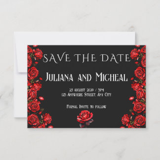 Reserva La Fecha Boda Fairytale Red Roses