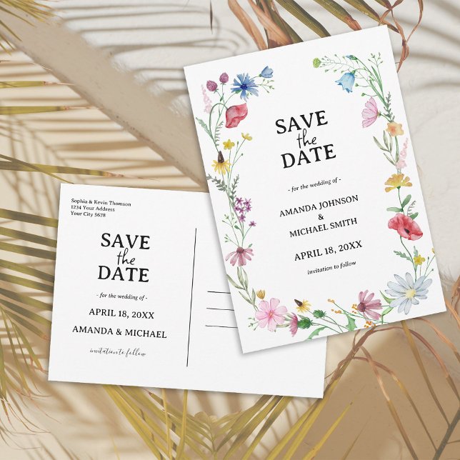 Reserva La Fecha Boda Floral (Subido por el creador)