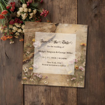Boda Floral Bohemio de Madera Rústica