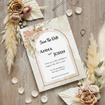 Boda Floral Boho Guárdame la Fecha