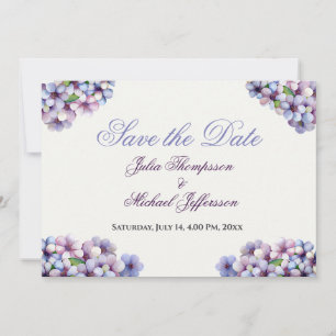 Reserva La Fecha Boda floral de acuarela poética romántica