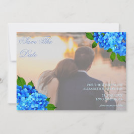 Reserva La Fecha Boda floral de Hortensia Azul
