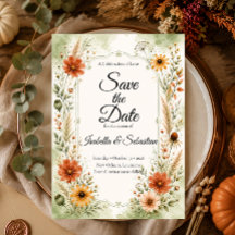Boda Floral de Jardín de Otoño Atemporal