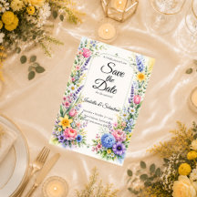 Boda floral de jardín pastel caprichoso