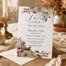 Boda Floral de Otoño Boho Elegante