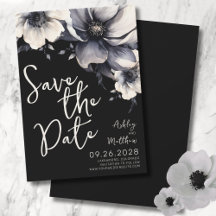 Boda Floral Negra