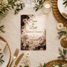 Boda floral occidental temperamental