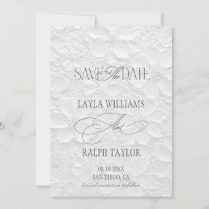 Reserva La Fecha Boda Floral Old Money