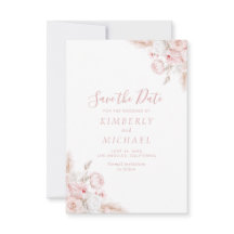 boda floral rosa polvoriento moderno