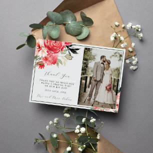 Reserva La Fecha Boda Floral Rubor Red Greenerenery Classic
