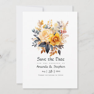 Reserva La Fecha Boda floral solar