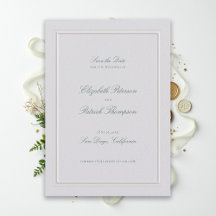 Boda Formal Moderna Clásica y Elegante de Tipo Ver