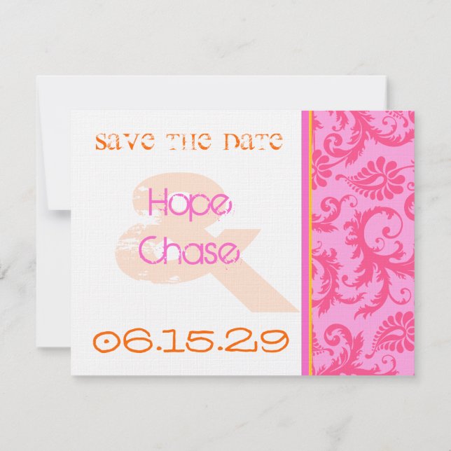 Reserva La Fecha Boda fotográfica al estilo Poster caprichosa Guard (Reverso)