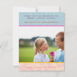 Reserva La Fecha Boda fotográfica al estilo Poster caprichosa Guard