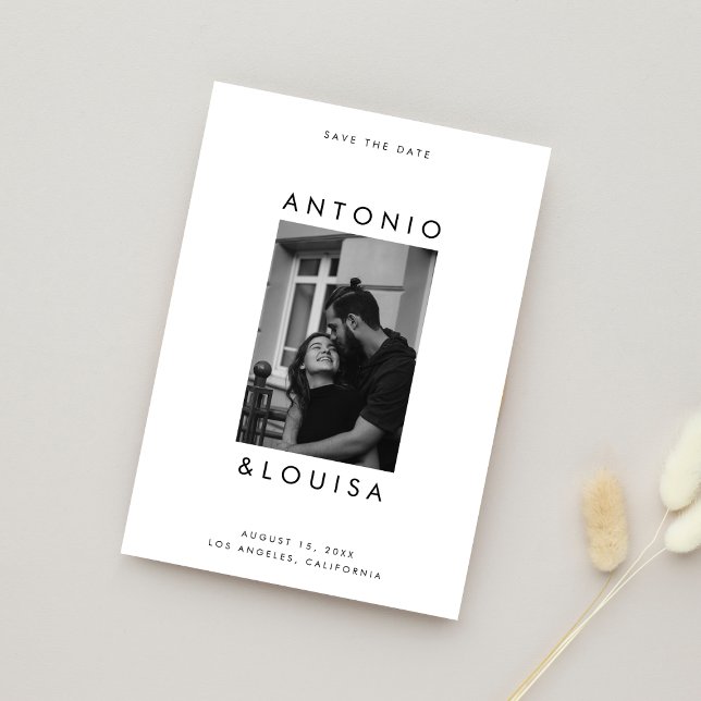 Reserva La Fecha Boda Fotográfica Minimalista (Subido por el creador)