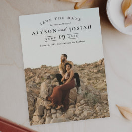 Reserva La Fecha Boda fotográfico clásico elegante