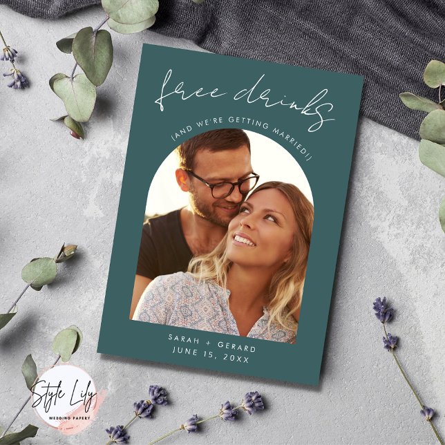 Reserva La Fecha Boda fotográfico de arte moderno (Subido por el creador)