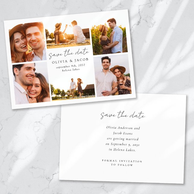 Reserva La Fecha Boda fotográfico de caligrafía moderna (Subido por el creador)