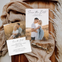 Boda fotográfico de escritura moderna