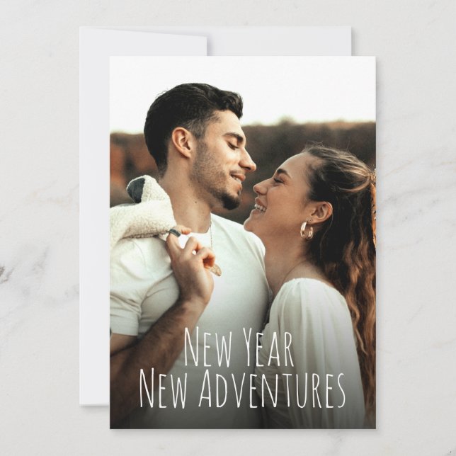 Reserva La Fecha Boda fotográfico de New Year New Adventures (Anverso)