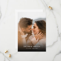 Boda fotográfico Minimalista simple y elegante