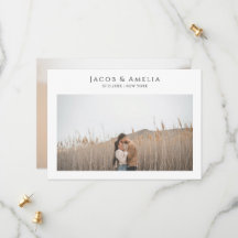 Boda fotográfico Minimalista simple y elegante