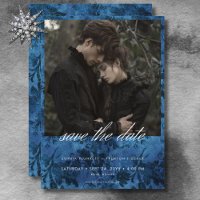 Boda fotográfico oscuro de Moody Black & Blue Dama