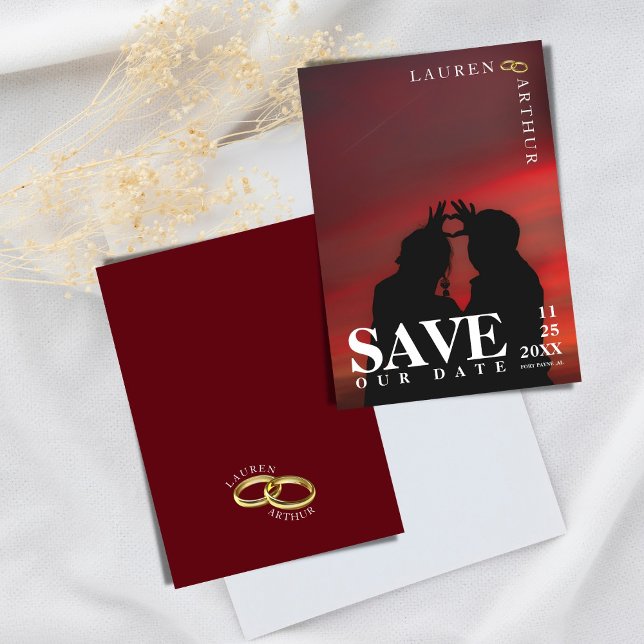 Reserva La Fecha Boda fotográfico ultra mínimo de Moda moderna (Subido por el creador)