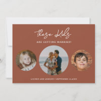 Boda fotográfico único Boho Terracotta para niños