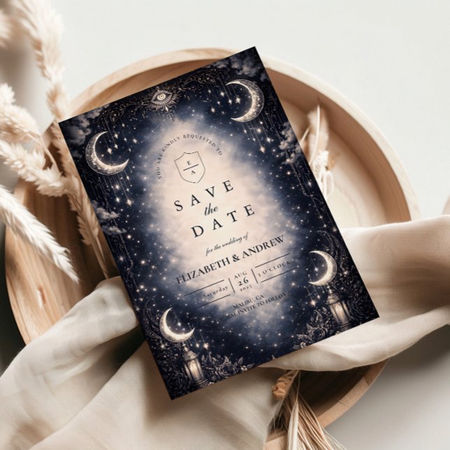 Reserva La Fecha Boda Gótica Celestial Moon (Subido por el creador)