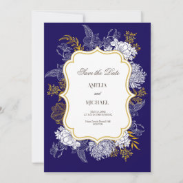 Reserva La Fecha Boda gráfico de Blue Gold Botany