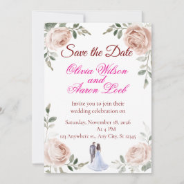 Reserva La Fecha Boda (invitación Guardar la fecha)