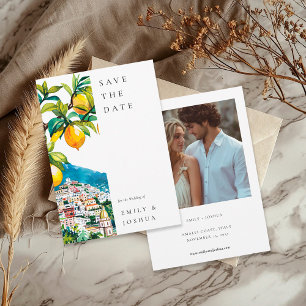 Reserva La Fecha Boda italiano de la costa de Amalfi