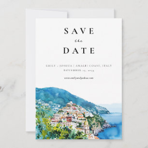 Reserva La Fecha Boda italiano de la costa de Amalfi