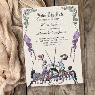 Reserva La Fecha Boda medieval de caballeros