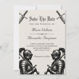 Reserva La Fecha Boda medieval de caballeros