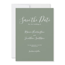 Boda Mínima Verde Oliva Salva La Fecha