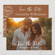 Boda Minimalista de Boho Rustic Terracotta