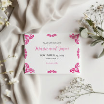 Boda Minimalista Mexicana Talavera Rosa