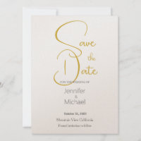 Boda Minimalista Moderna Caligrafía Sencilla