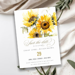 Reserva La Fecha Boda mínimo de la acuarela del Boho Watercolor del